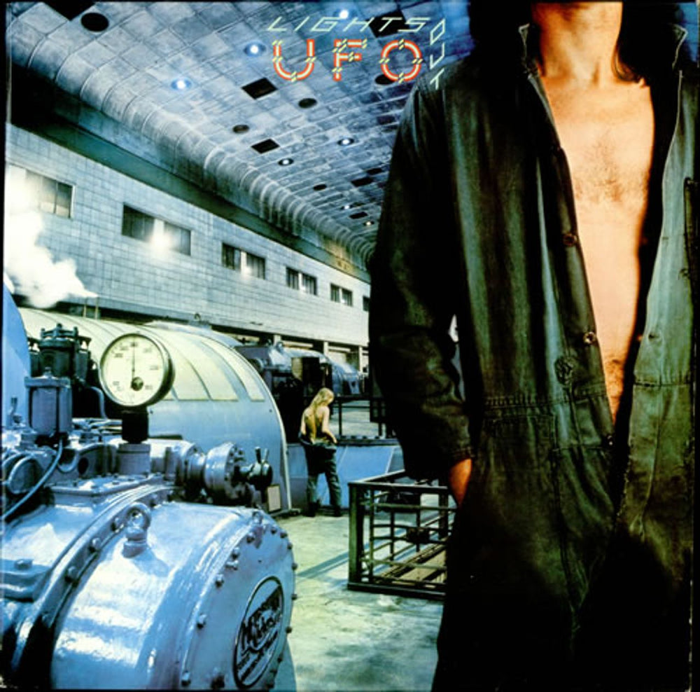 UFO Lights Out - Blue Label UK vinyl LP album (LP record) CHR1127