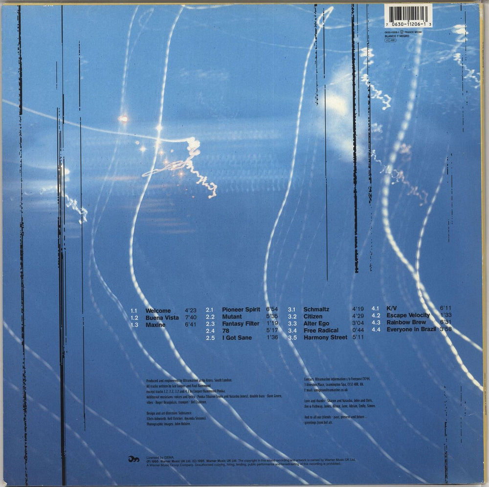 Ultramarine Bel Air - Clear Vinyl UK 2-LP vinyl record set (Double LP Album) 706301120613