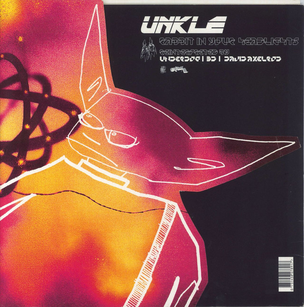 Unkle Rabbit In Your Headlights UK 12" vinyl single (12 inch record / Maxi-single) MW103