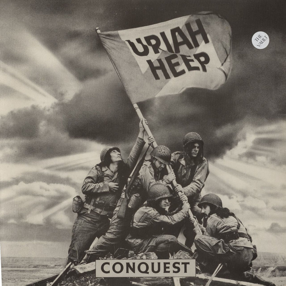 Uriah Heep Conquest Swedish vinyl LP album (LP record) BRON524