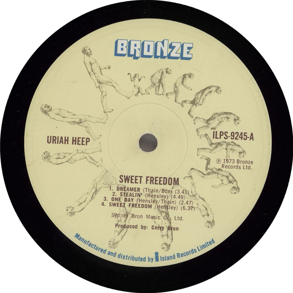 Uriah Heep Sweet Freedom - 1st - EX- UK vinyl LP album (LP record)