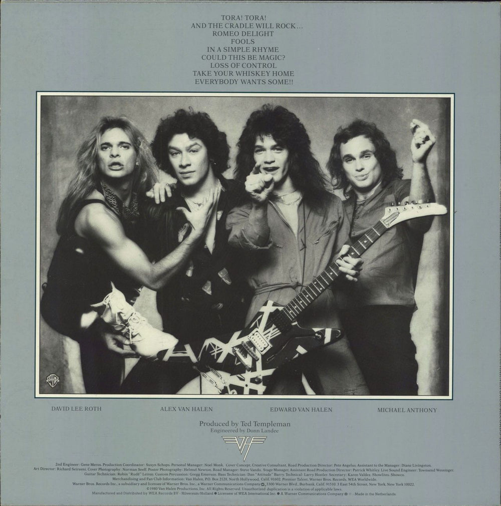 Van Halen Women And Children First + Poster Dutch vinyl LP album (LP record)