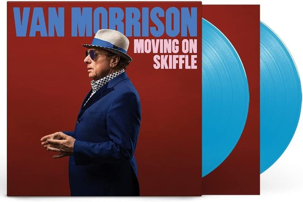 Van Morrison Moving On Skiffle - Blue Vinyl - Sealed UK 2-LP vinyl record set (Double LP Album) 00602448192363