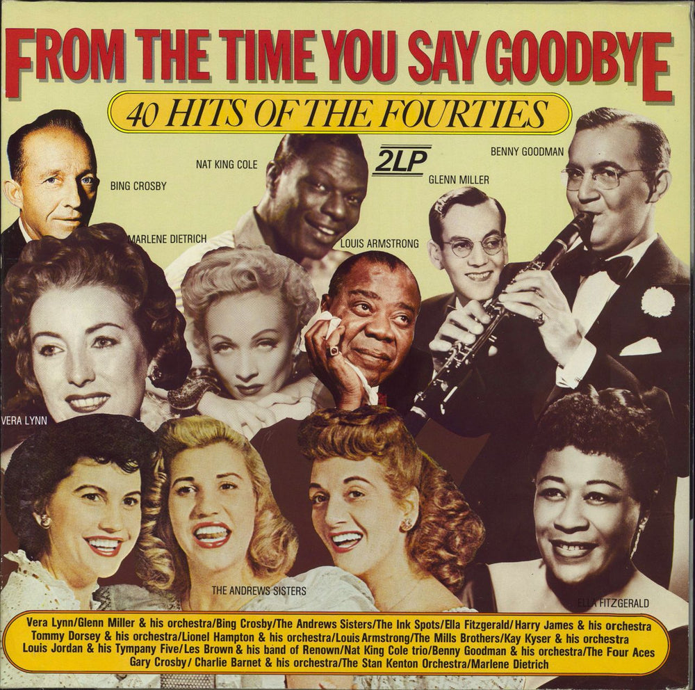 Various-40s/Big Band & Swing From The Time You Say Goodbye: 40 Hits Of The Fourties German 2-LP vinyl record set (Double LP Album) 80003