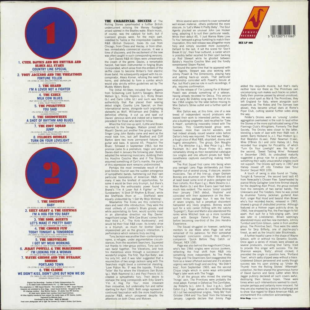 Various-60s & 70s A Shot Of Rhythm & Blues: The R&B Era Volume One UK vinyl LP album (LP record)