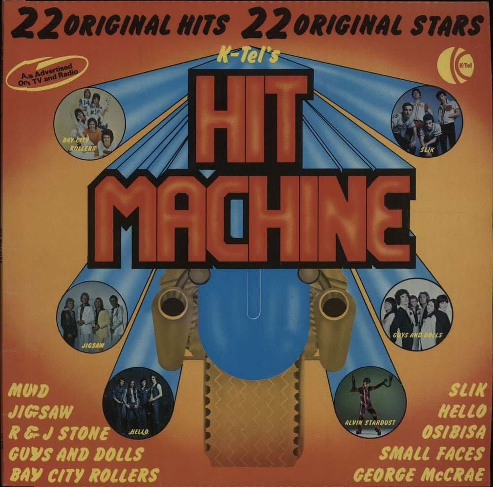 Various-60s & 70s Hit Machine UK vinyl LP album (LP record) TE713