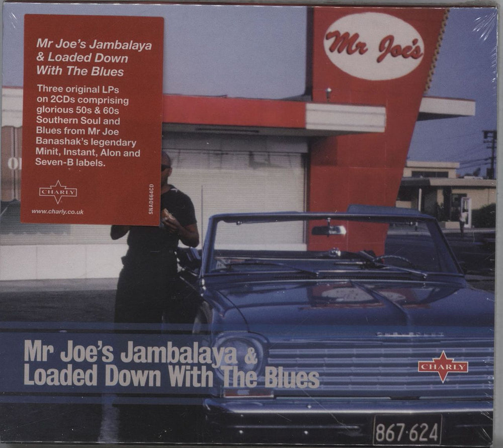 Various-60s & 70s Mr Joe's Jambalaya & Loaded Down With The Blues UK 2 CD album set (Double CD) SNAD664CD