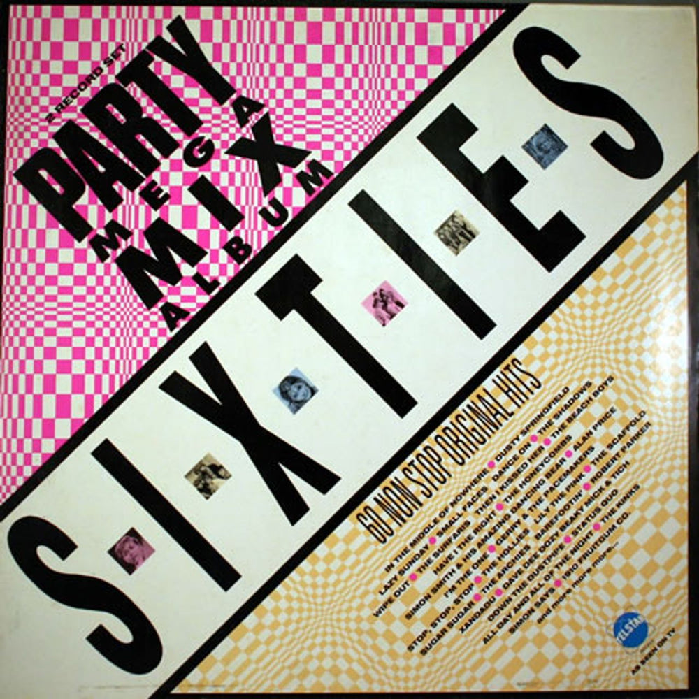 Various-60s & 70s Sixties Party Mega Mix Album UK 2-LP vinyl record set (Double LP Album) STAR2307