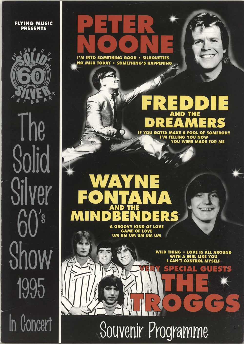 Various-60s & 70s The Solid Silver 60's Show 1995 UK tour programme TOUR PROGRAMME