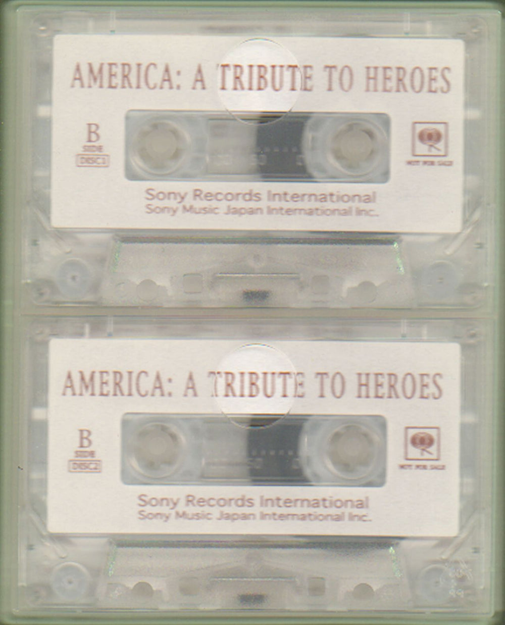 Various Artists America: A Tribute To Heroes Japanese Promo Double Cassette Album VAR2KAM676408