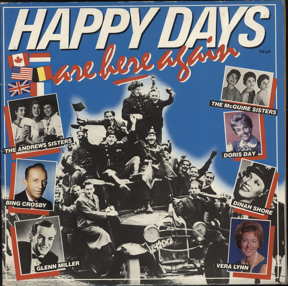 Various Artists Happy Days Are Here Again Dutch 2-LP vinyl record set (Double LP Album) KTLP200-1