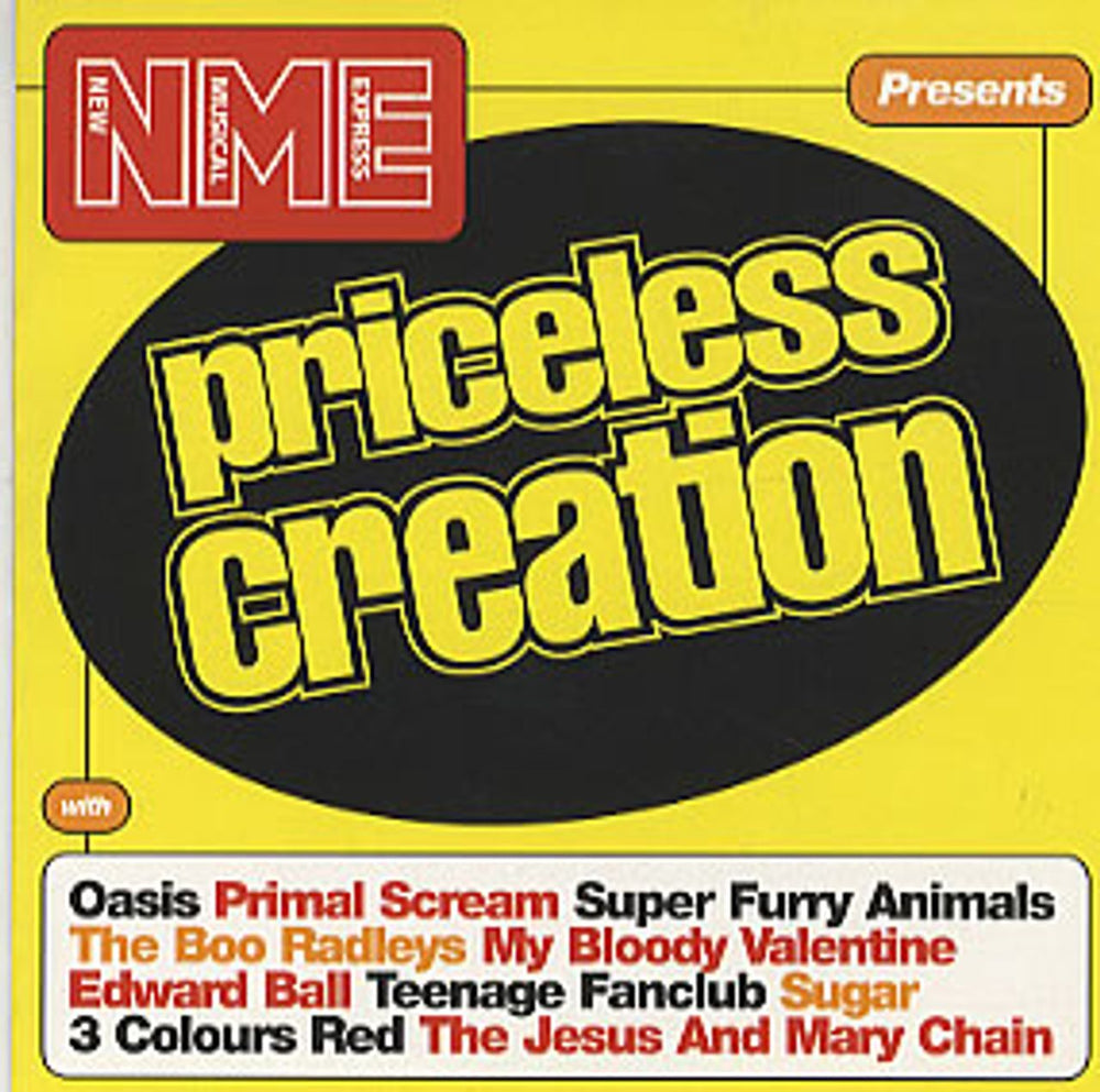 Various Artists Priceless Creation UK Promo CD album (CDLP) NME-CRE1999