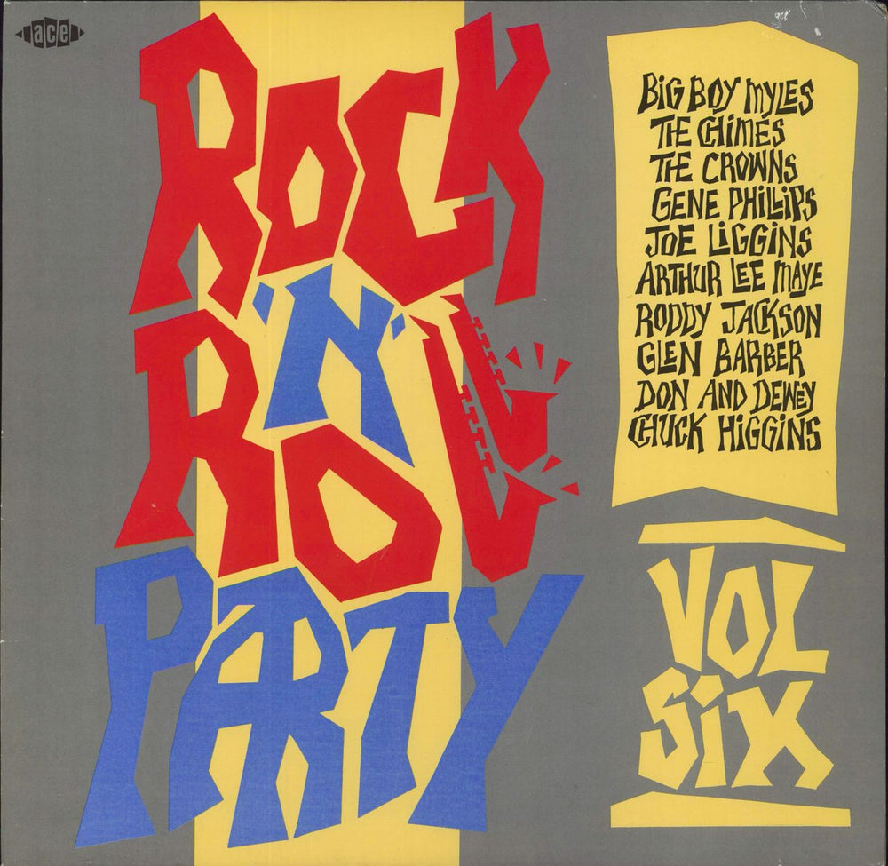 Various Artists Rock'n'Roll Party Vol Six UK vinyl LP album (LP record) CH175