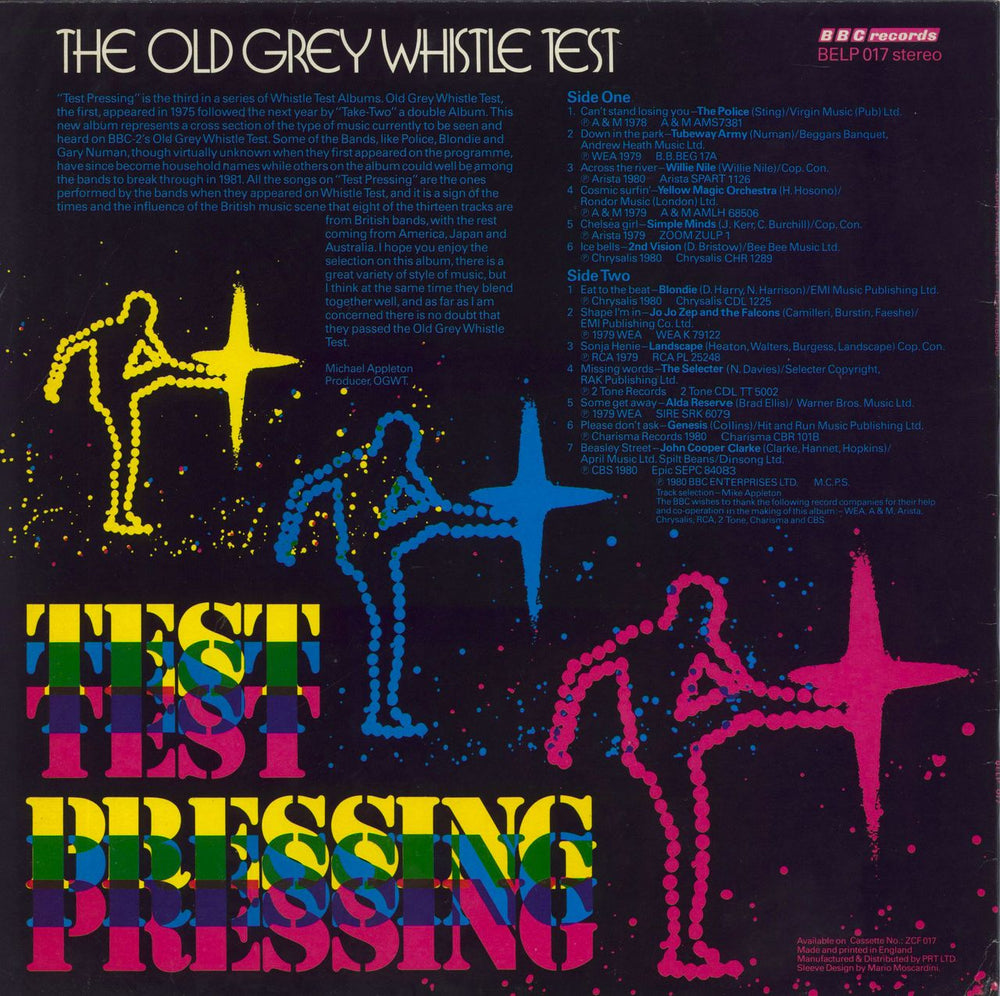 Various Artists The Old Grey Whistle Test - Test Pressing UK vinyl LP album (LP record)