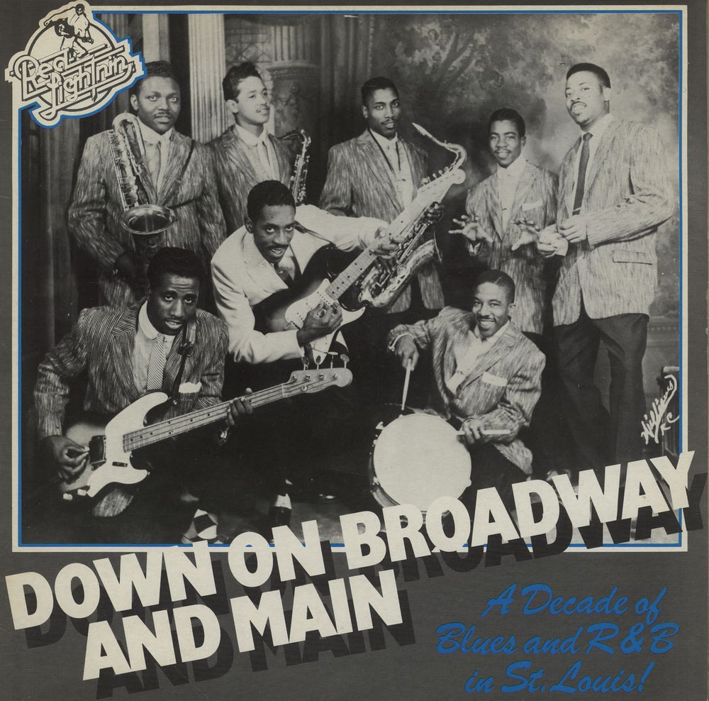 Various-Blues & Gospel Down On Broadway And Main UK vinyl LP album (LP record) RL0064