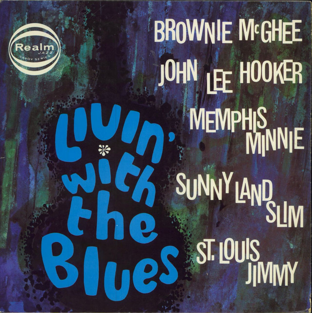 Various-Blues & Gospel Livin' With The Blues - EX UK vinyl LP album (LP record) RM209