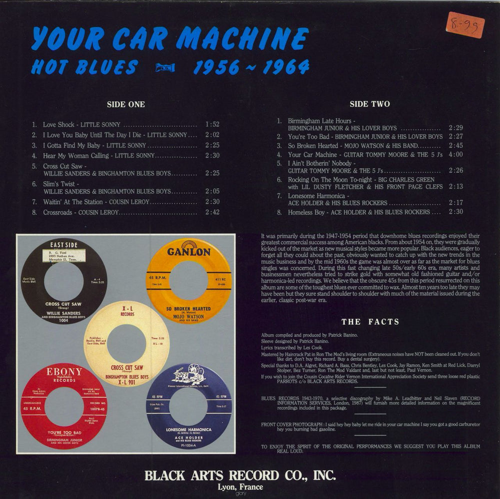 Various-Blues & Gospel Your Car Machine French vinyl LP album (LP record)