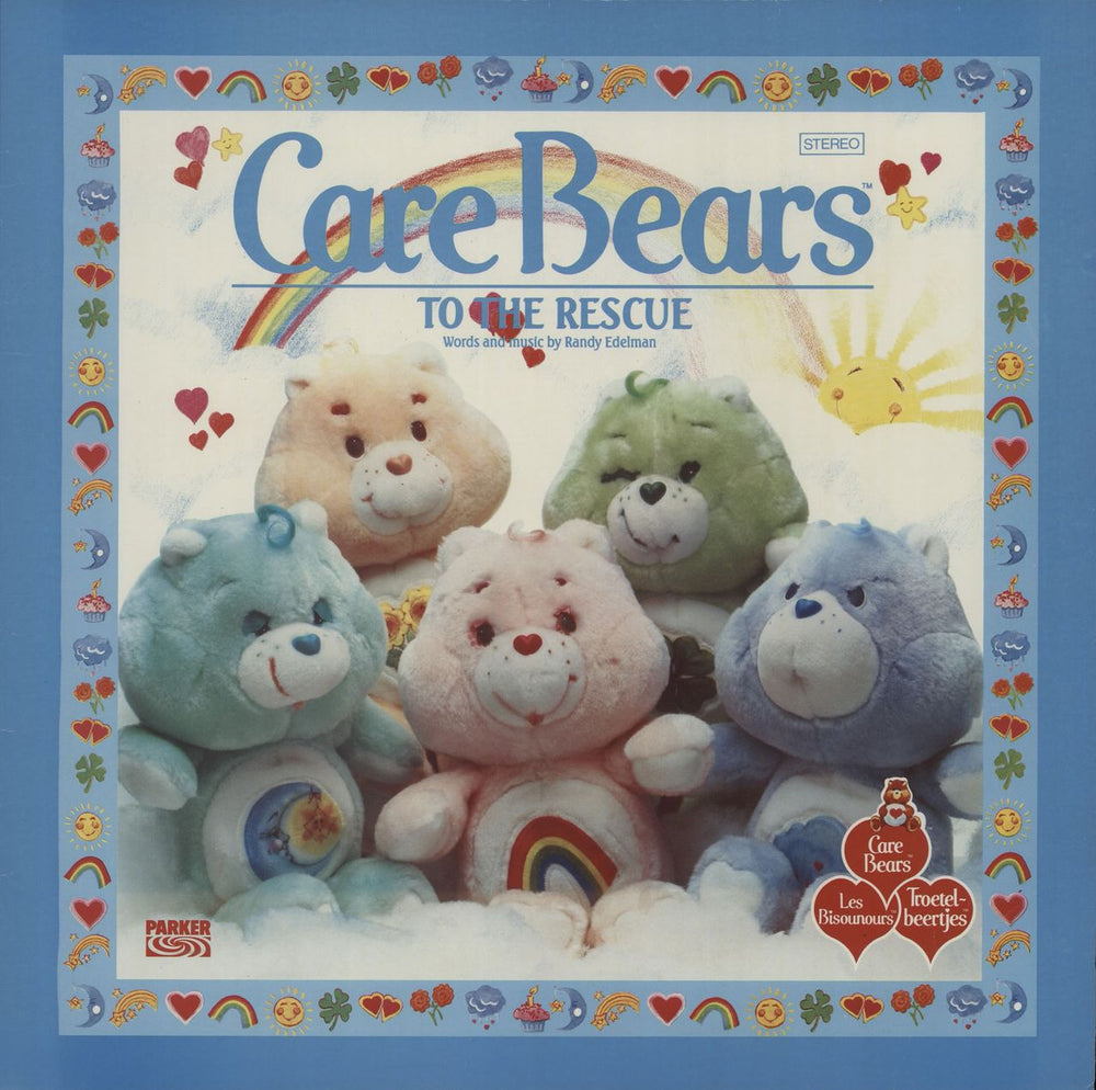 Various-Childrens Care Bears To The Rescue UK vinyl LP album (LP record) LPELF23802