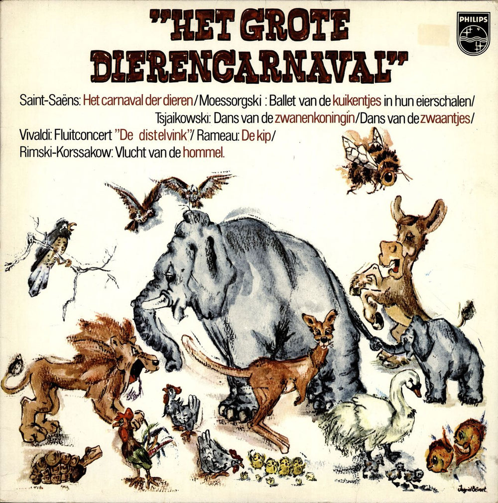 Various-Classical & Orchestral Het Grote Dierencarnaval Dutch vinyl LP album (LP record) 6599305