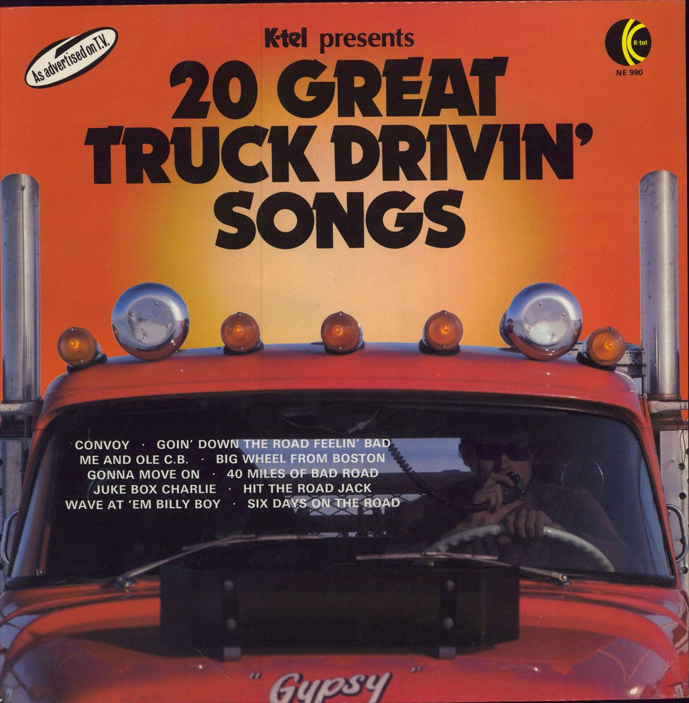 Various-Country 20 Great Truck Drivin' Songs UK vinyl LP album (LP record) NE990