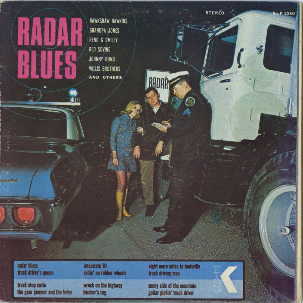 Various-Country Radar Blues US vinyl LP album (LP record) KLP1050