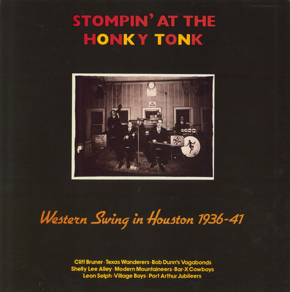 Various-Country Stompin' At The Honky Tonk UK vinyl LP album (LP record) STR805