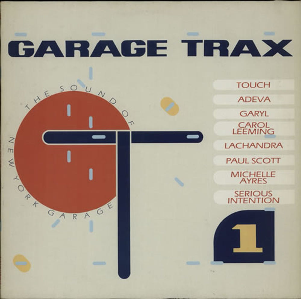 Various-Dance Garage Trax UK vinyl LP album (LP record) BONY1