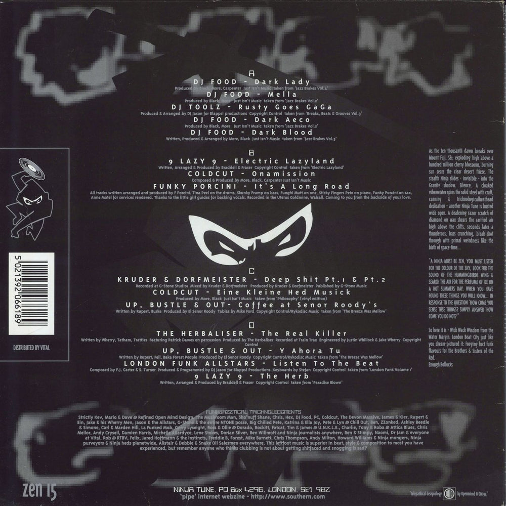 Various-Dance Ninja Cuts : Funkjazztical Tricknology UK 2-LP vinyl record set (Double LP Album) 5021392066189