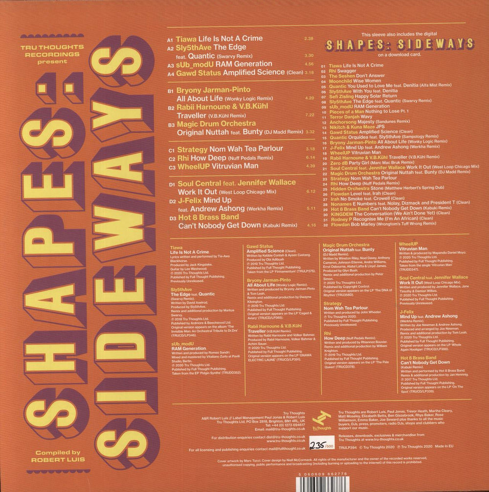 Various-Dance Shapes: Sideways UK 2-LP vinyl record set (Double LP Album) 5060609662776