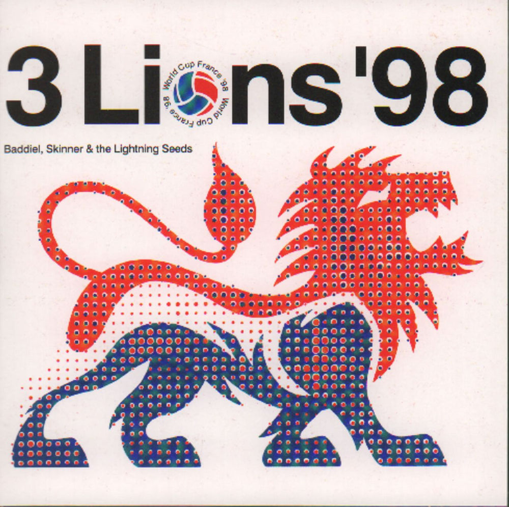 Various-Football & Sport 3 Lions '98 Swedish CD single (CD5 / 5") 6660981