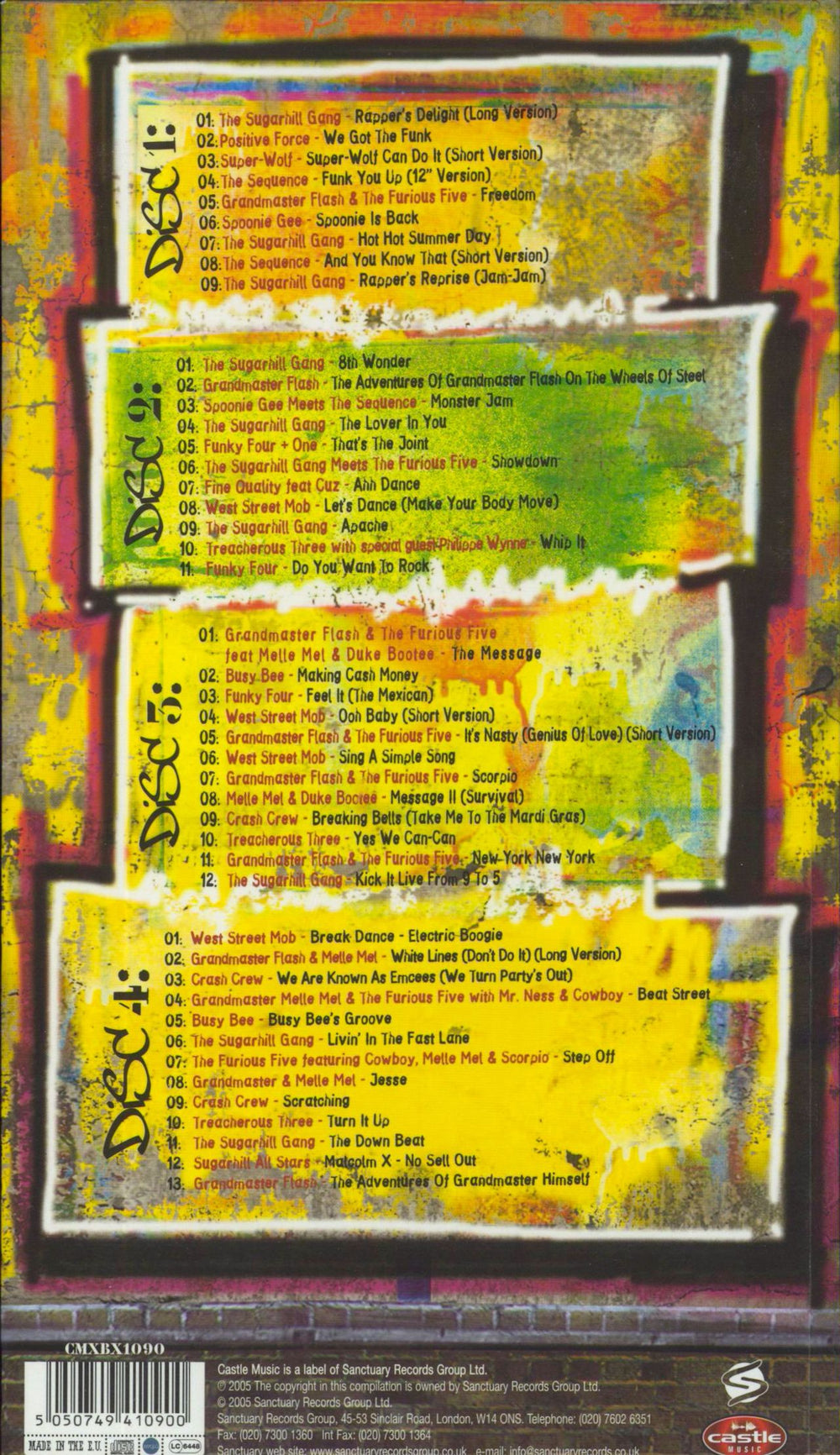 Various-Hip Hop & Rap The Message (The Story Of Sugar Hill Records) UK CD Album Box Set