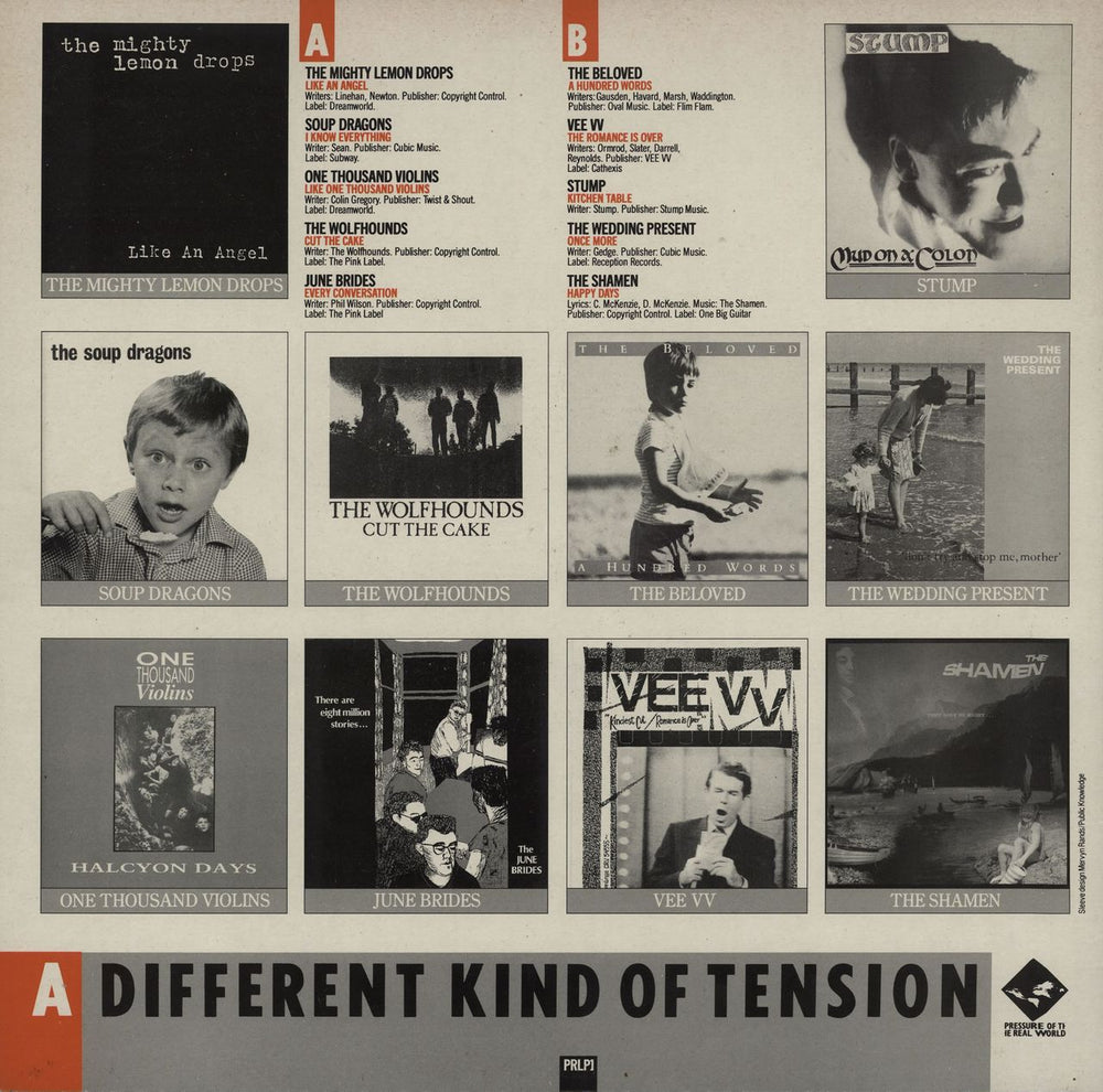 Various-Indie A Different Kind Of Tension UK vinyl LP album (LP record)