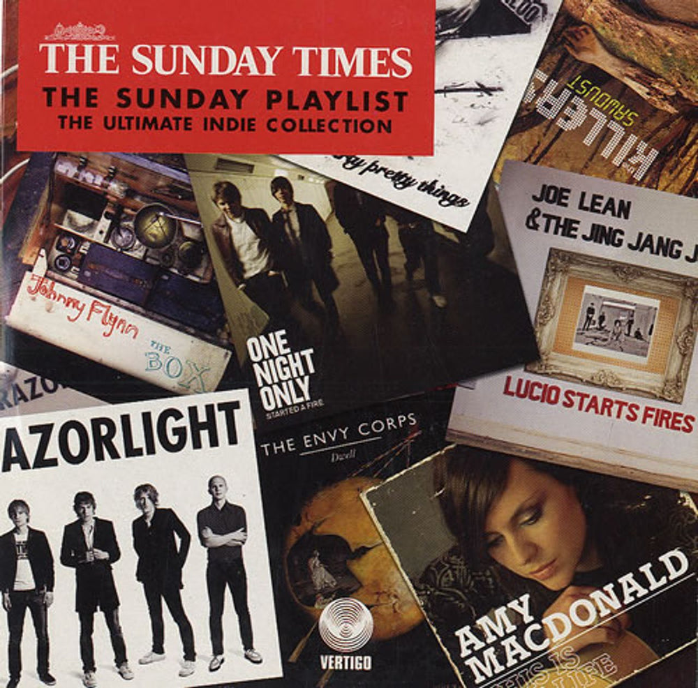 Various-Indie The Sunday Playlist - The Ultimate Indie Collection UK Promo CD album (CDLP)