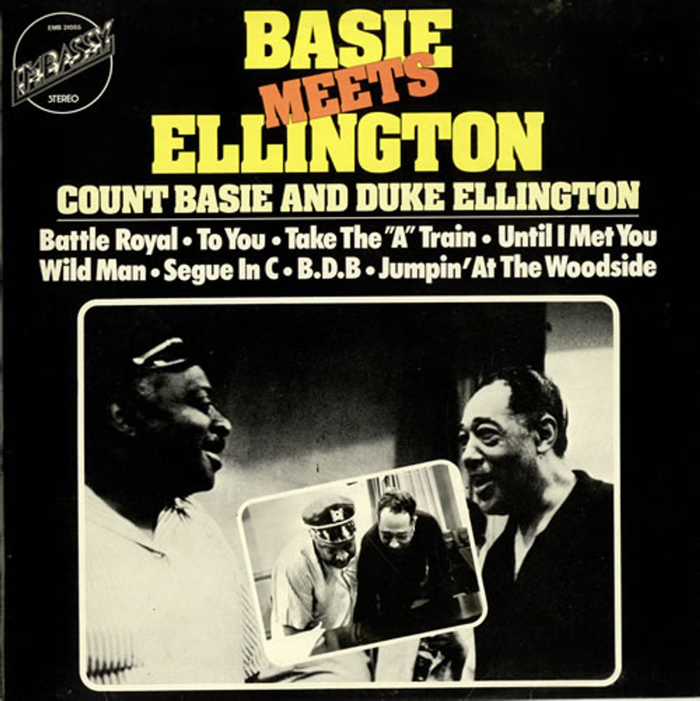 Various-Jazz Basie Meets Ellington UK vinyl LP album (LP record) EMB31055