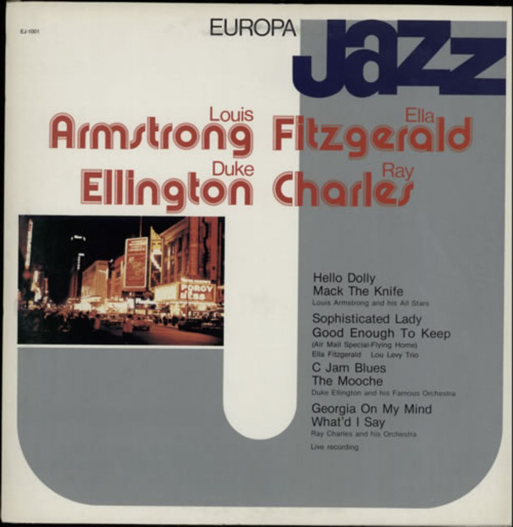 Various-Jazz Europa Jazz #1 Italian vinyl LP album (LP record) EJ-1001