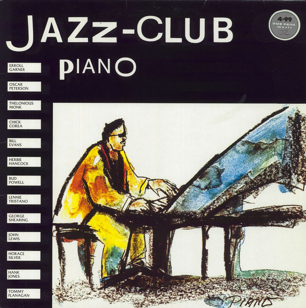 Various-Jazz Jazz Club - Piano German vinyl LP album (LP record) 840032-1