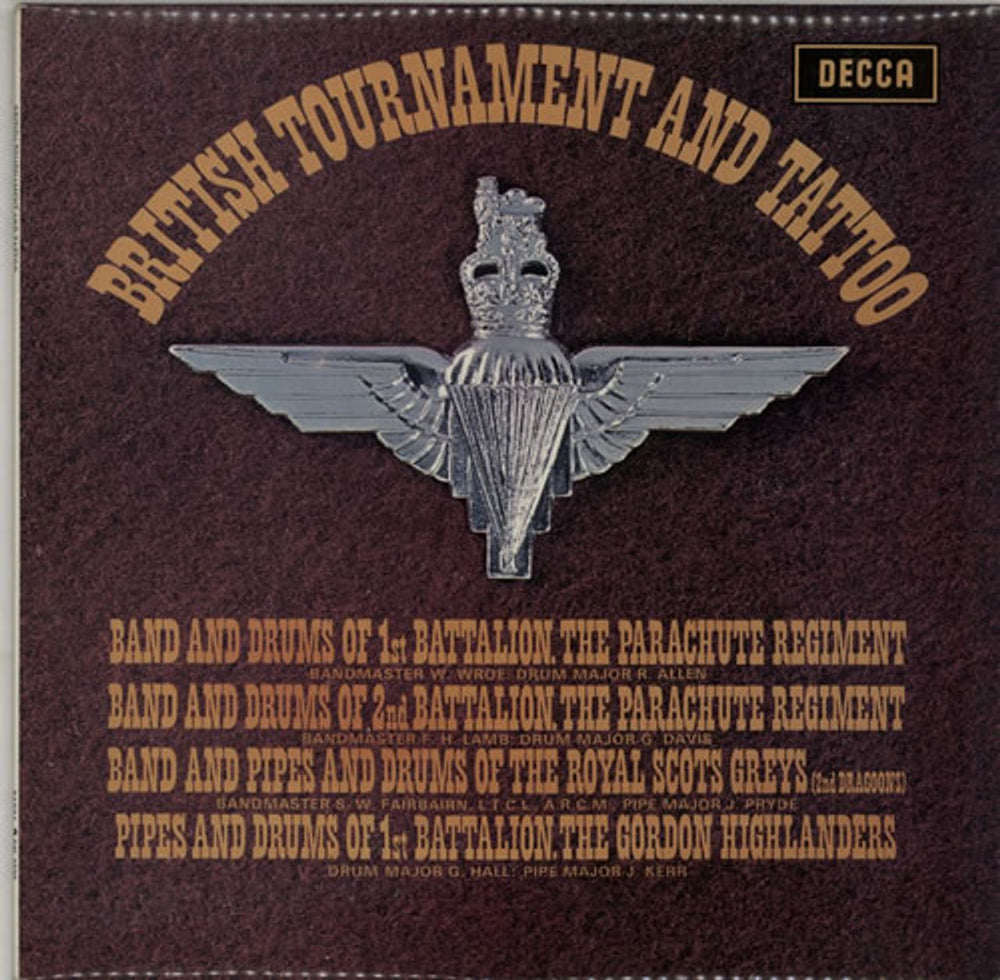 Various-Military Bands British Tournament And Tattoo '69 UK vinyl LP album (LP record) SKL5020