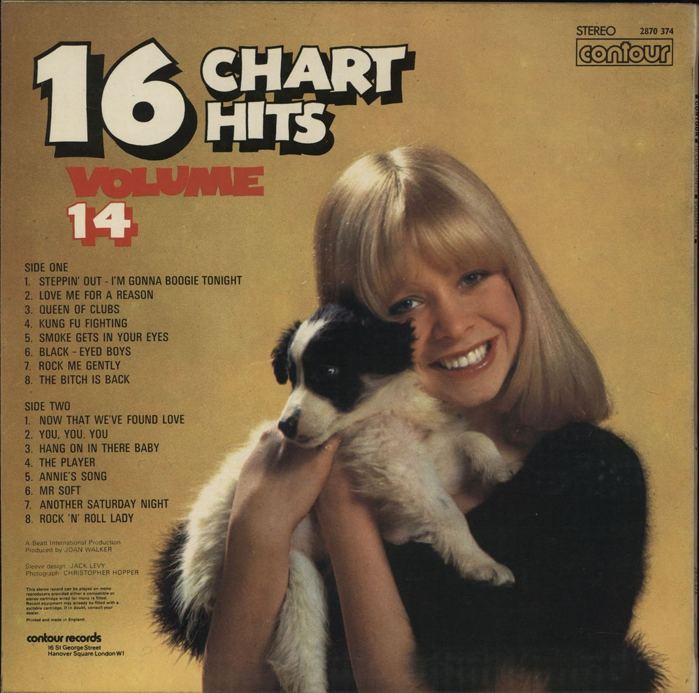 Various-Pop 16 Chart Hits Volume 14 UK vinyl LP album (LP record)