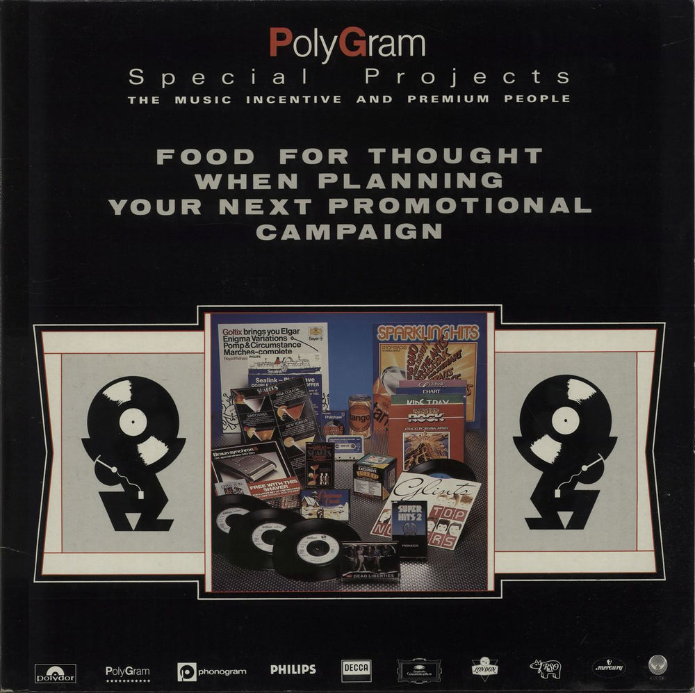 Various-Pop Food For Thought UK vinyl LP album (LP record) PSPLP111