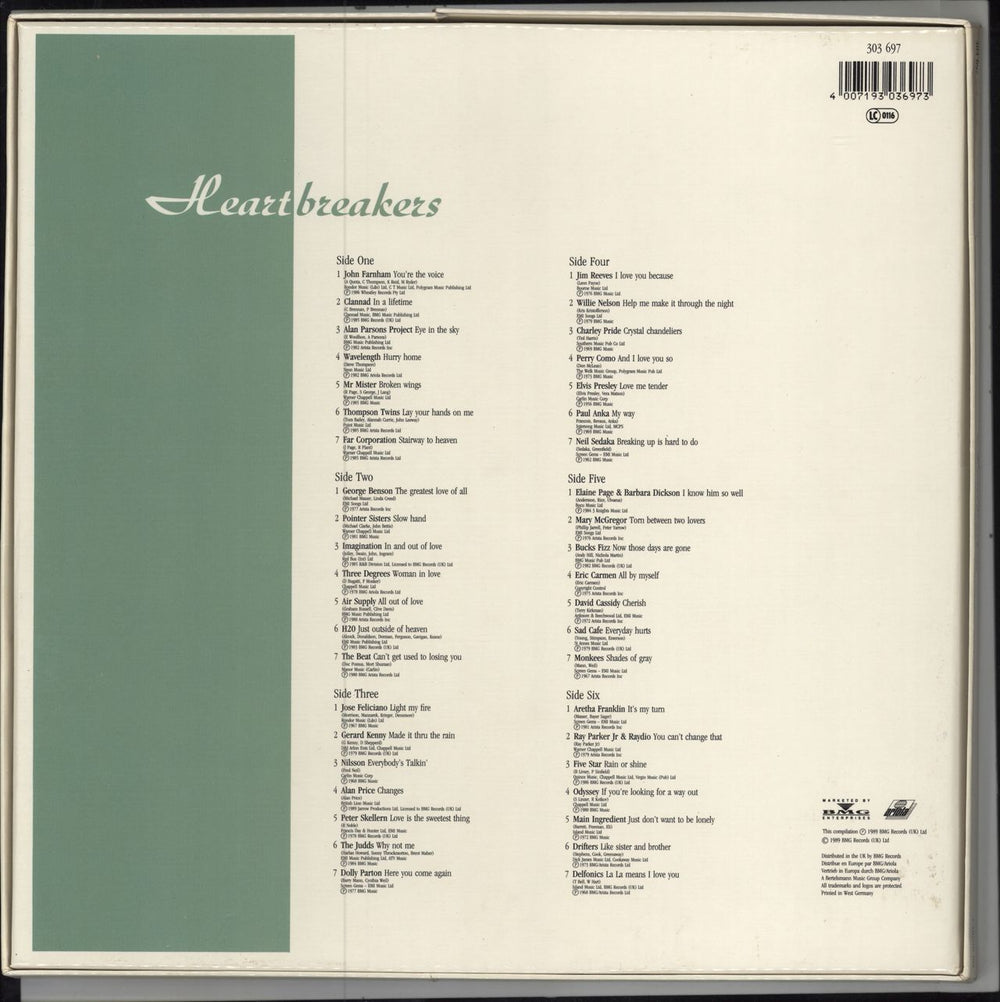 Various-Pop Heartbreakers UK Vinyl Box Set 7VAVXHE780619