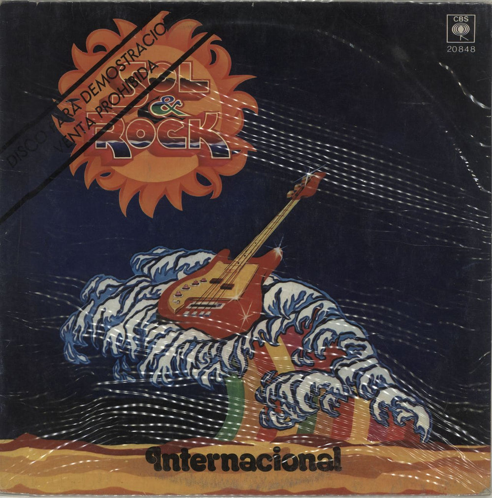 Various-Pop Sol & Rock Argentinean Promo vinyl LP album (LP record) CBS20848