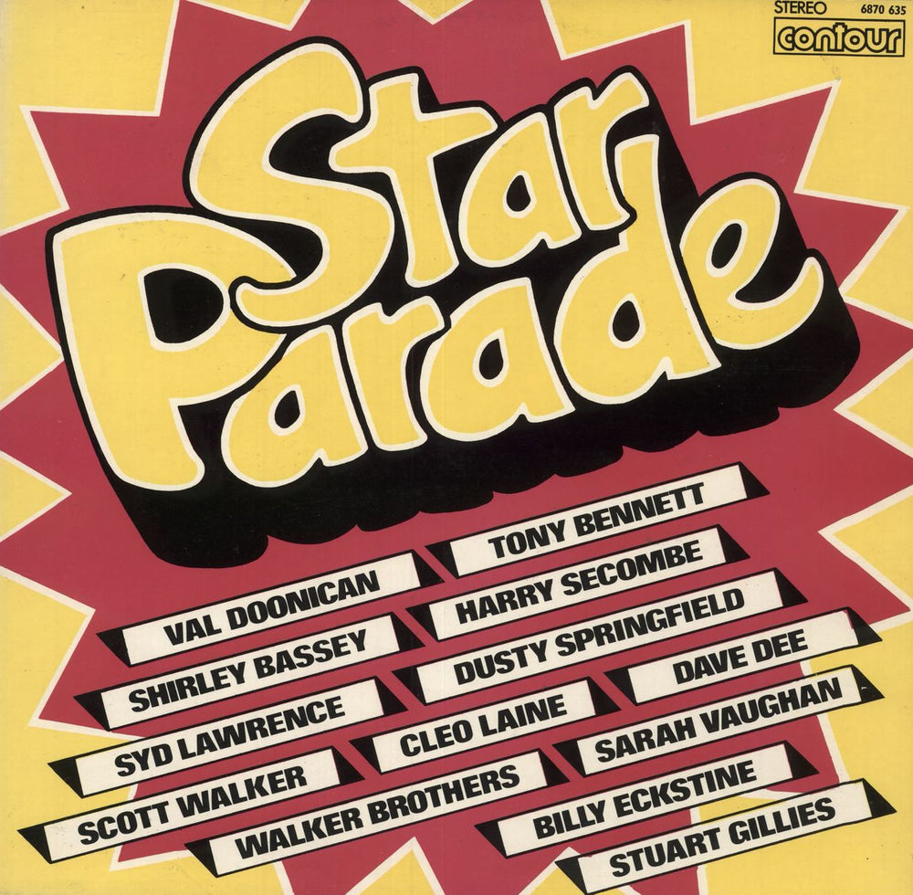 Various-Pop Star Parade UK vinyl LP album (LP record) 6870635