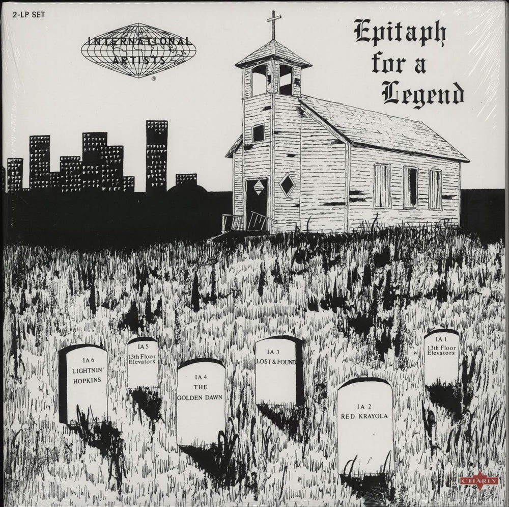 Various-Prog & Psych Epitaph For A Legend UK 2-LP vinyl record set (Double LP Album) CHARLYLP0003-2