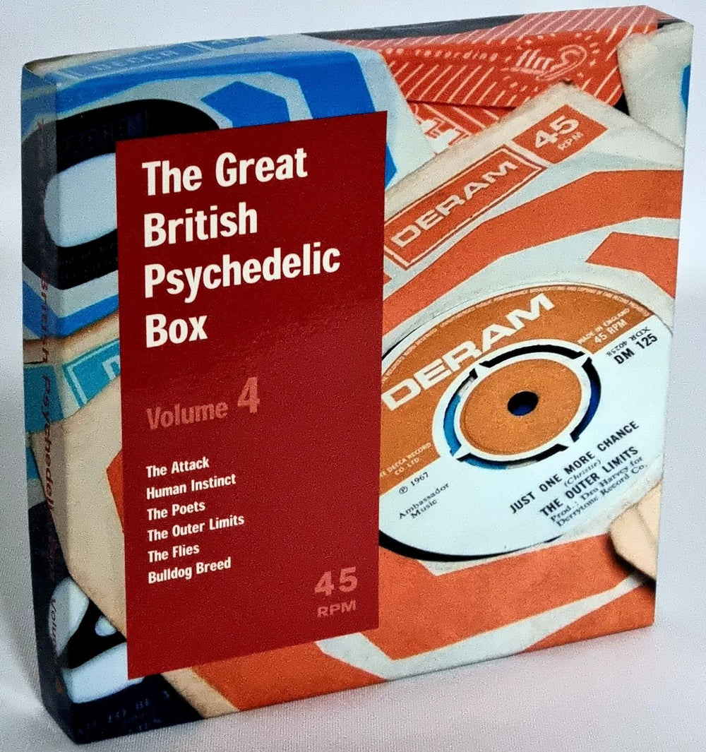 Various-Prog & Psych The Great British Psychedelic Box Volume 4 UK 7" single box set ACMEBOX4