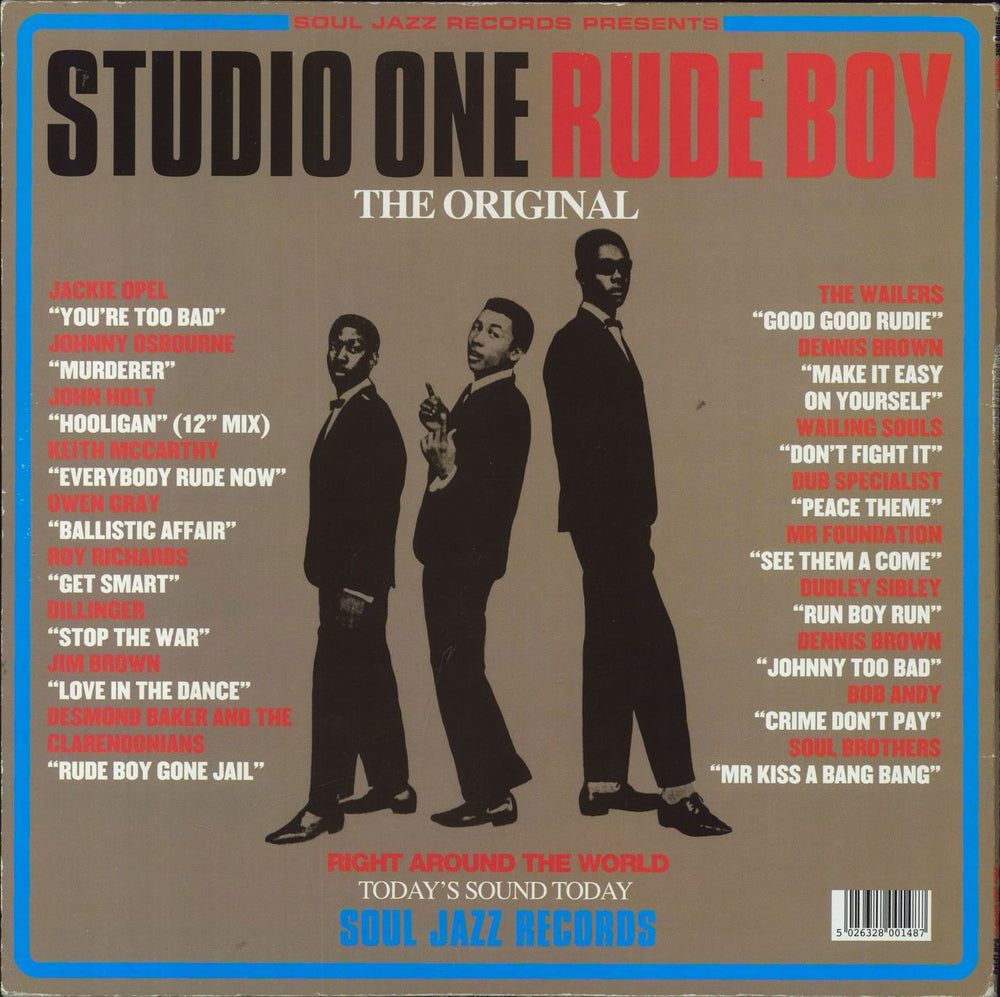 Various-Reggae & Ska Studio One Rude Boy UK 2-LP vinyl record set (Double LP Album) 5026328001487