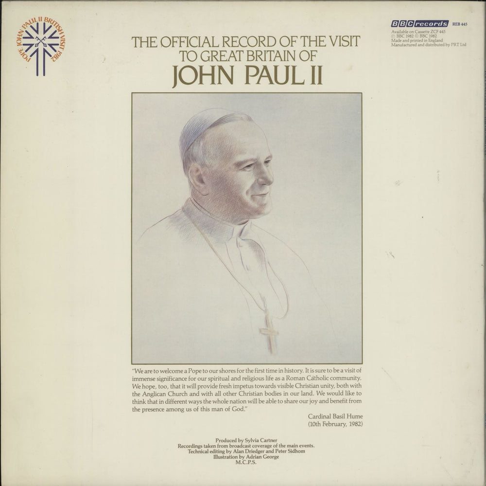 Various-Religious Pope John Paul II The Pilgrim Pope UK vinyl LP album (LP record)