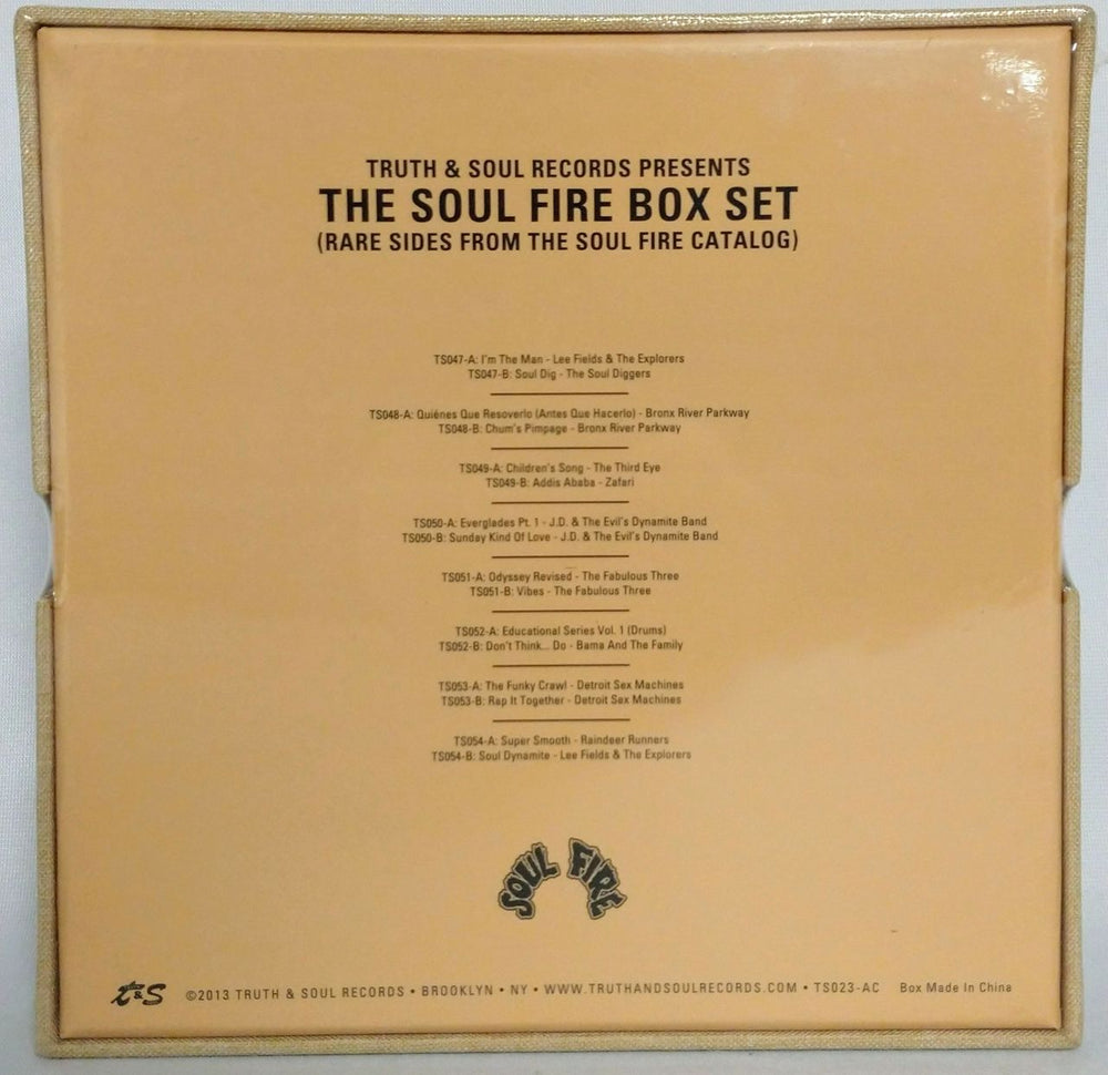 Various-Soul & Funk The Soul Fire Box Set: Rare Sides From The Soul Fire Catalog US 7" single box set SJF7XTH768587