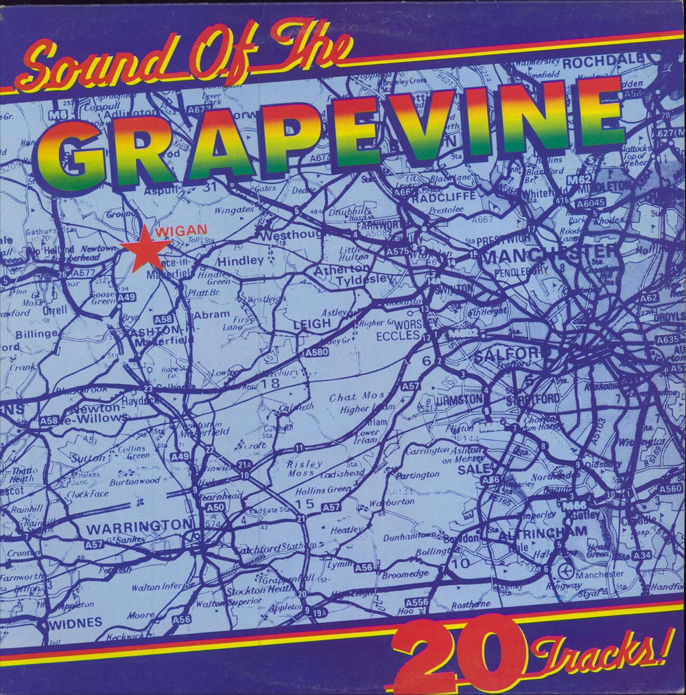 Various-Soul & Funk The Sound Of The Grapevine UK vinyl LP album (LP record) GRAL1001