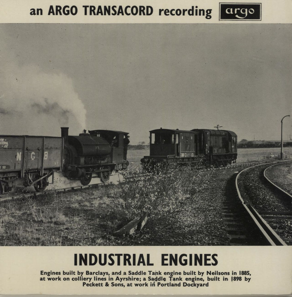 Various-Trains Industrial Engines EP UK 7" vinyl single (7 inch record / 45) EAF140