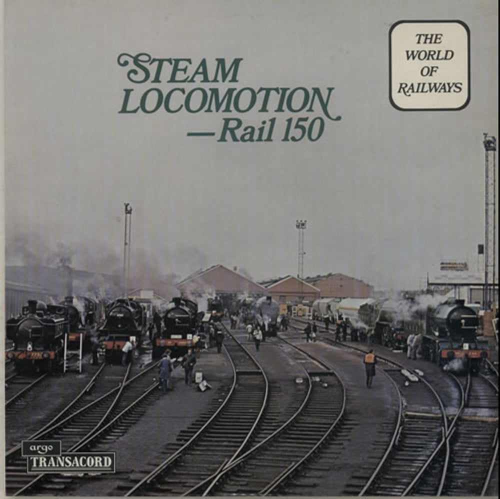 Various-Trains Steam Locomotion - Rail 150 UK vinyl LP album (LP record) SPA439